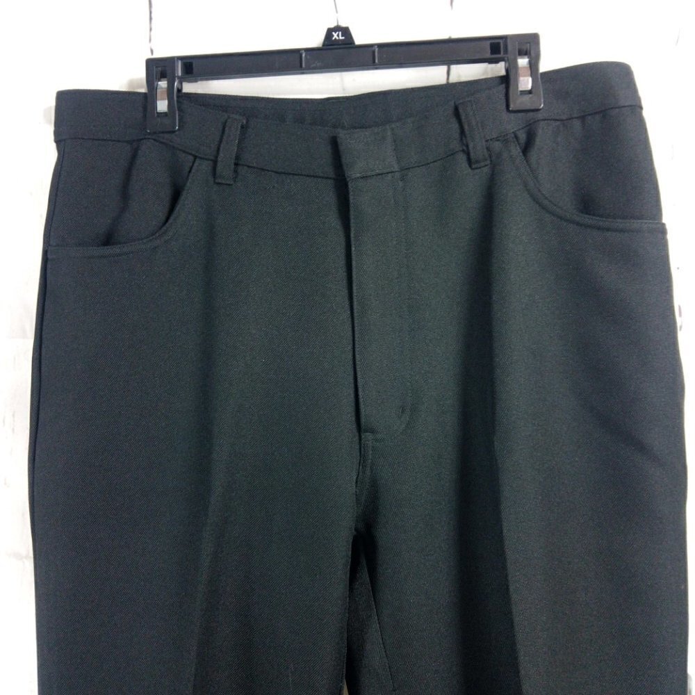 John Blair Men's Size 36 Black Dress Pants